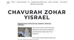 Desktop Screenshot of chavurahzoharyisrael.com